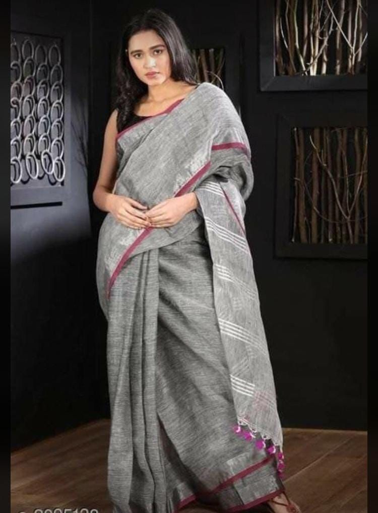 Linen Sarees