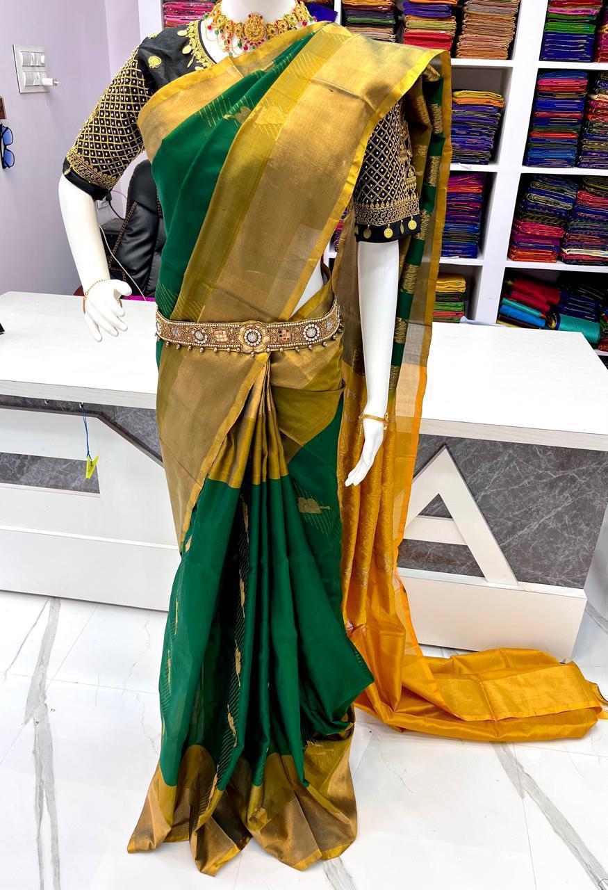 Uppada sarees with butti work