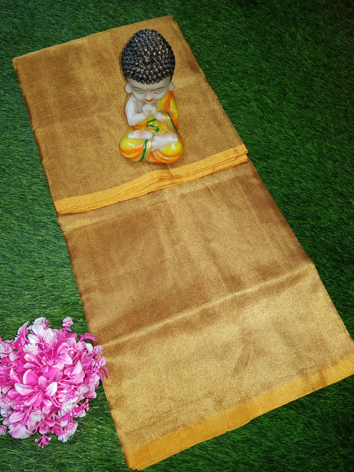 Gold Uppada tissue sarees