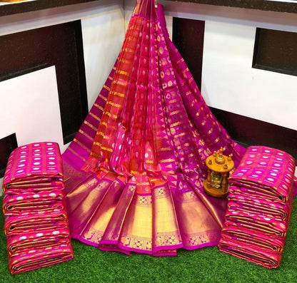 Red Pure kanchipuram silk sarees