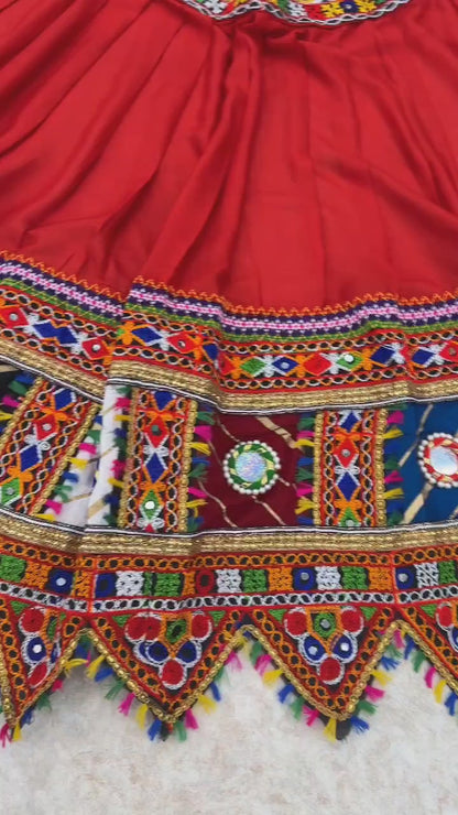 Kid's Traditional Navaratri Lehenga Choli