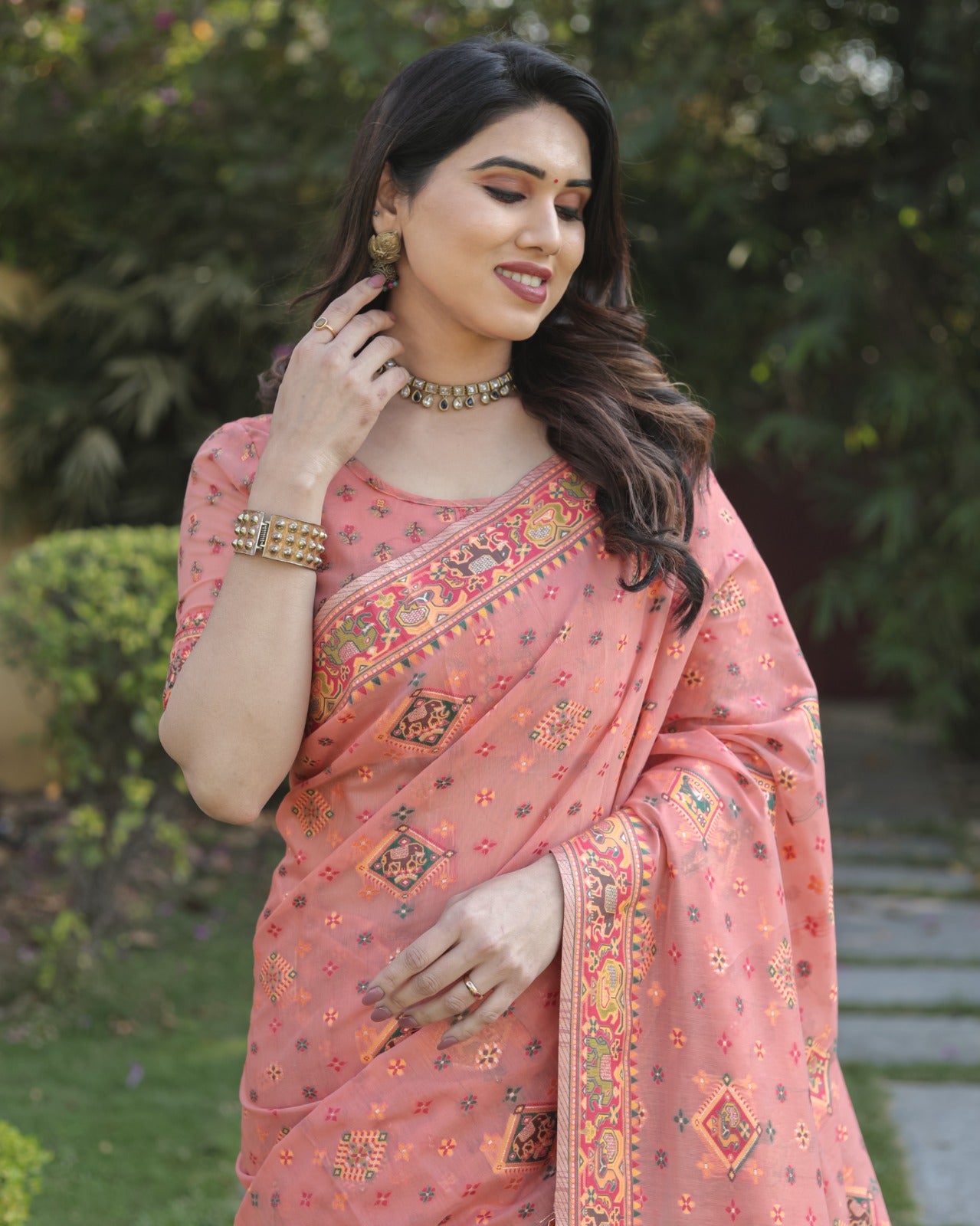 Pashmina soft cotton sarees