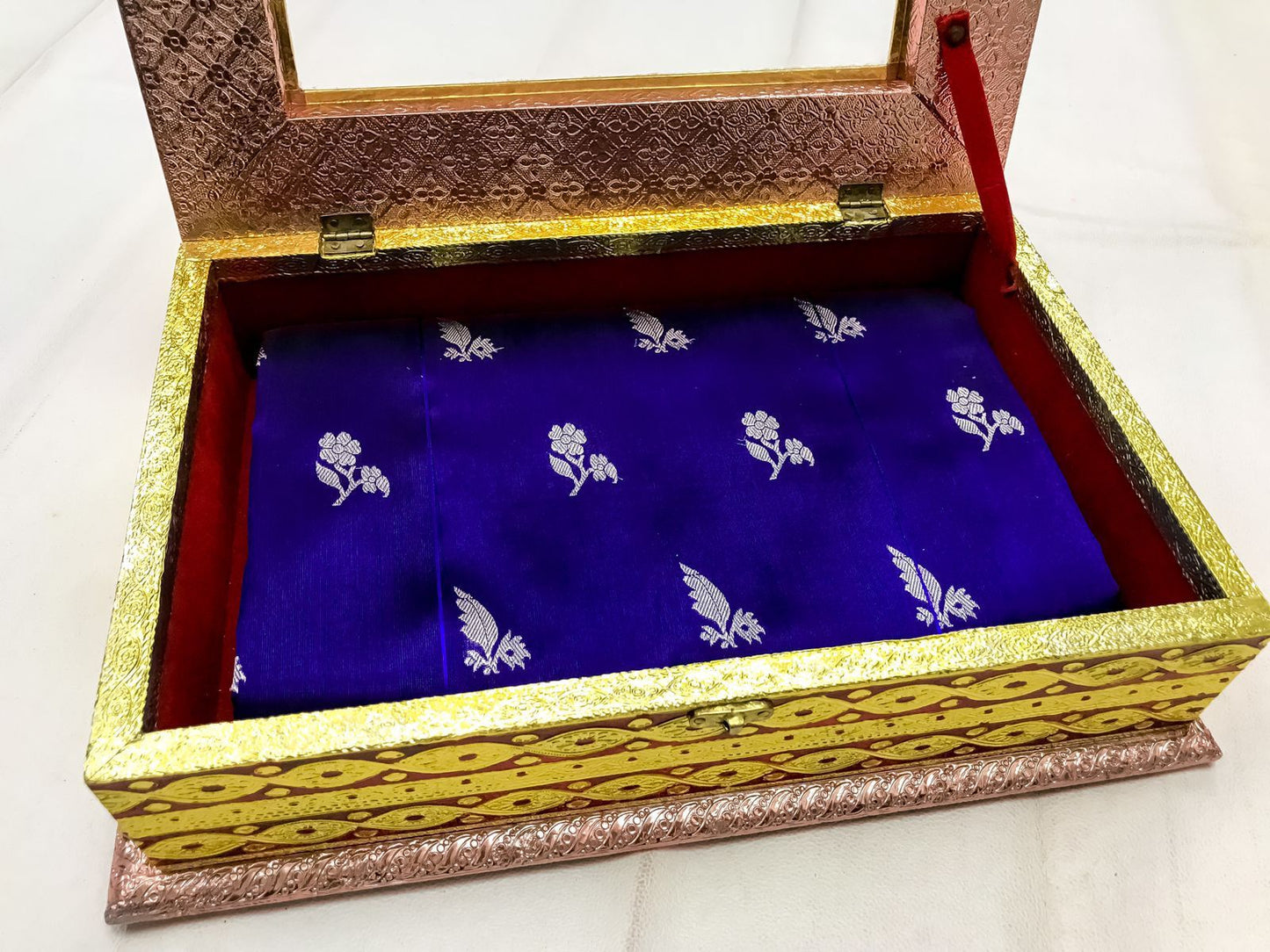 Navy blue Pure Venkatagiri silk sarees