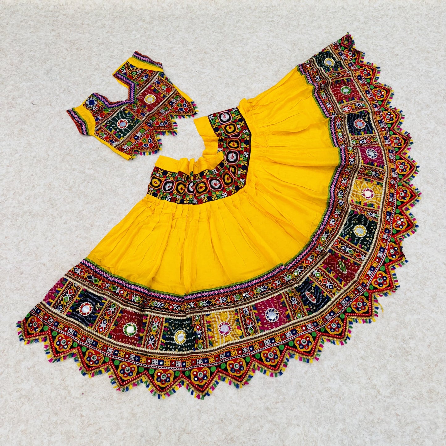 Kid's Traditional Navaratri Lehenga Choli