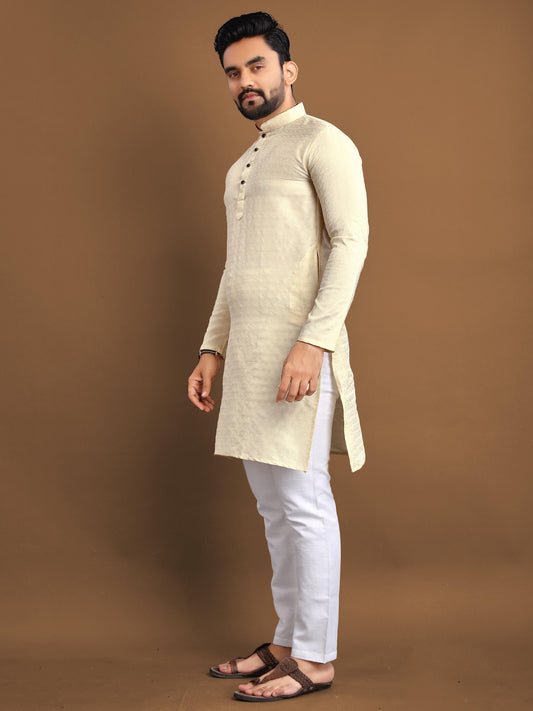 Sandal Men's ethnic wear kurta and pyjama set