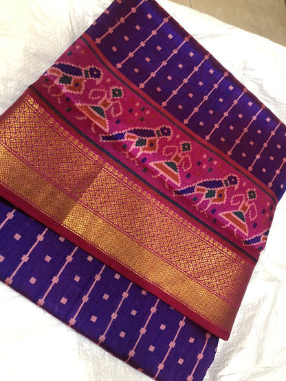 Fancy pochampally design sarees