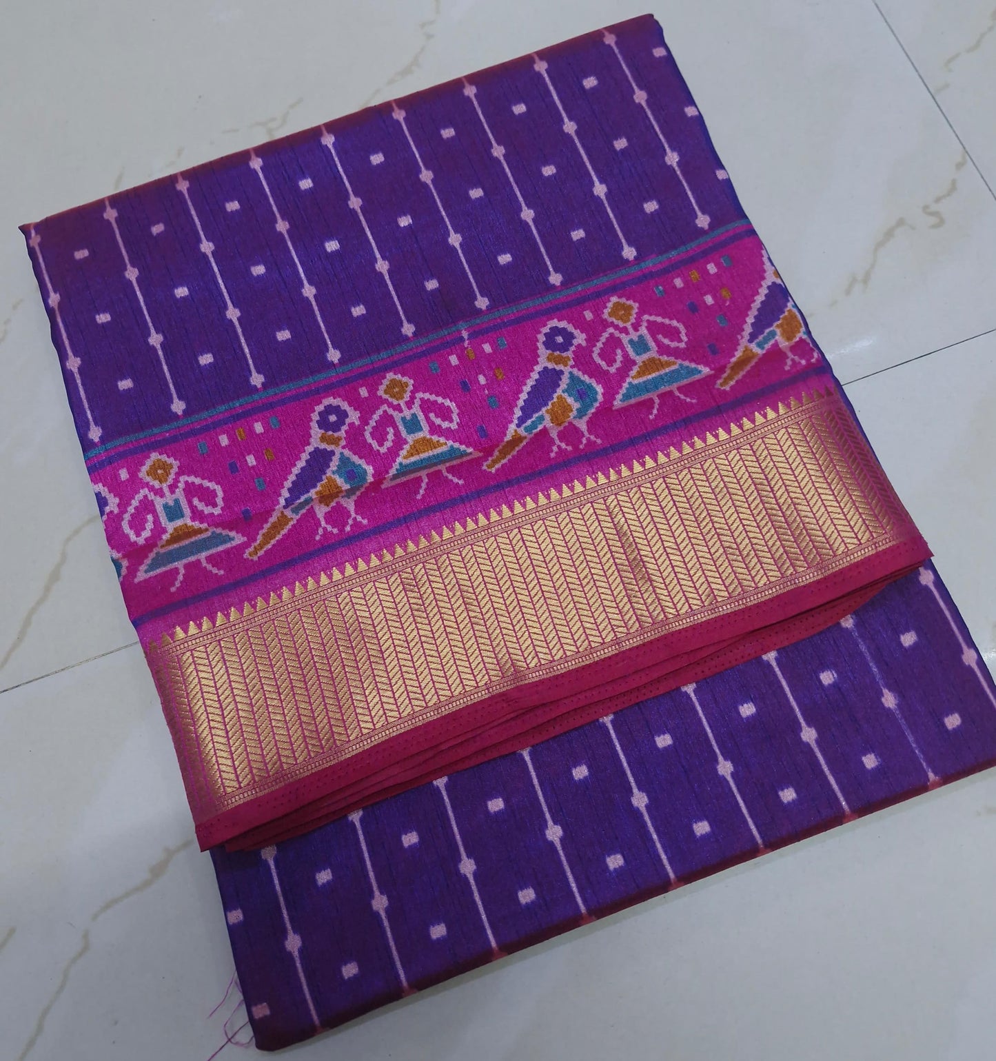 Fancy pochampally design sarees