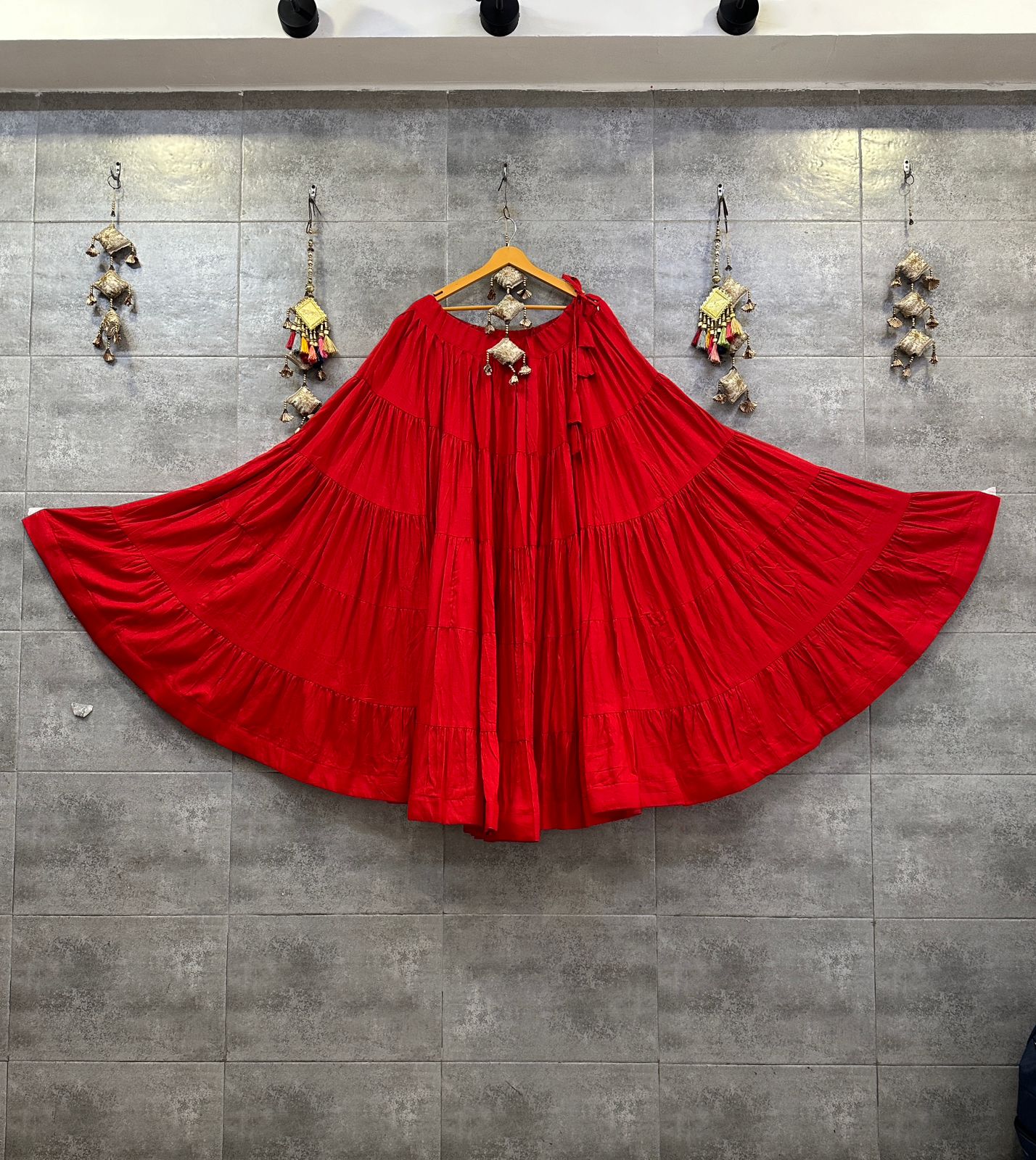 Red Rayon Chaniya