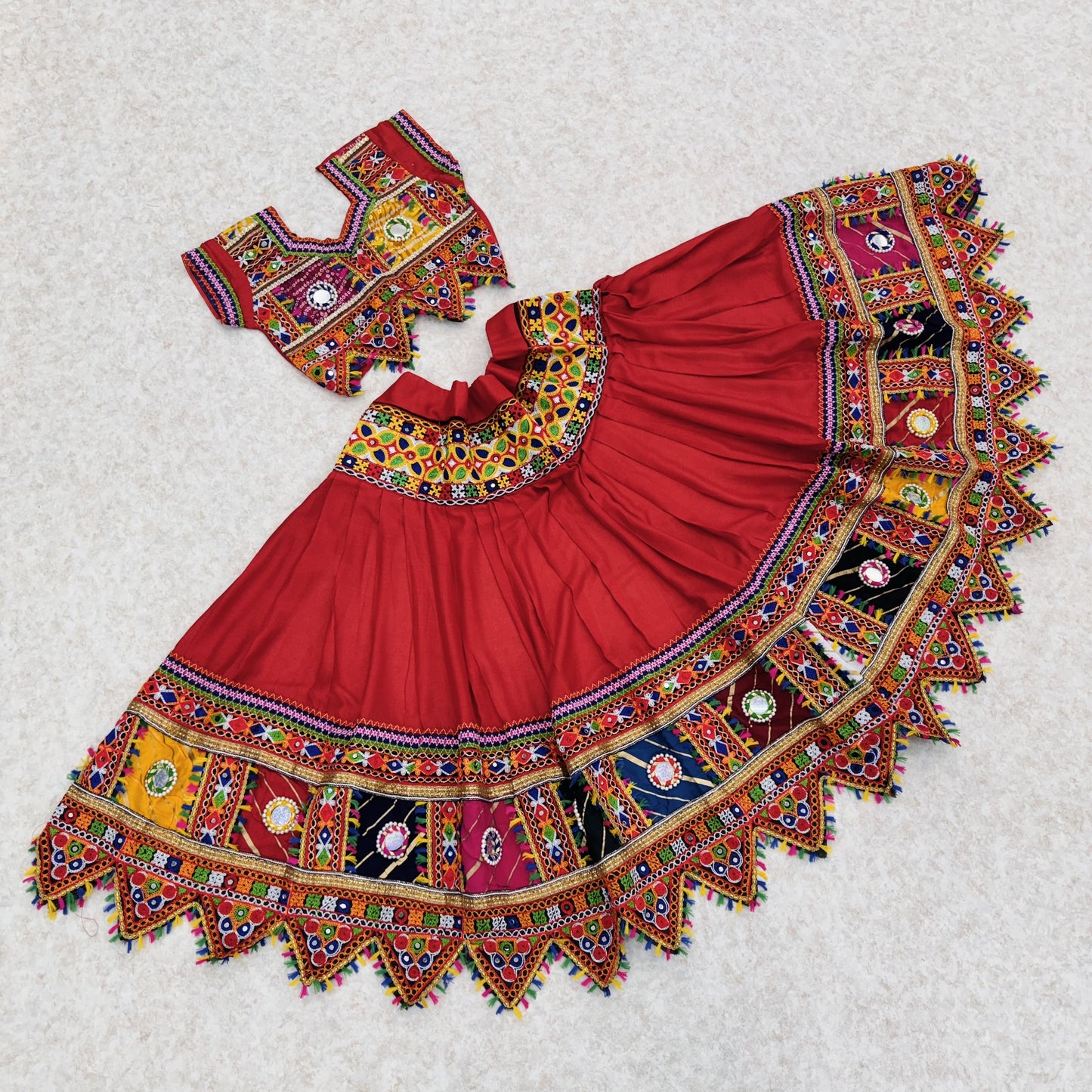 Kid's Traditional Navaratri Lehenga Choli