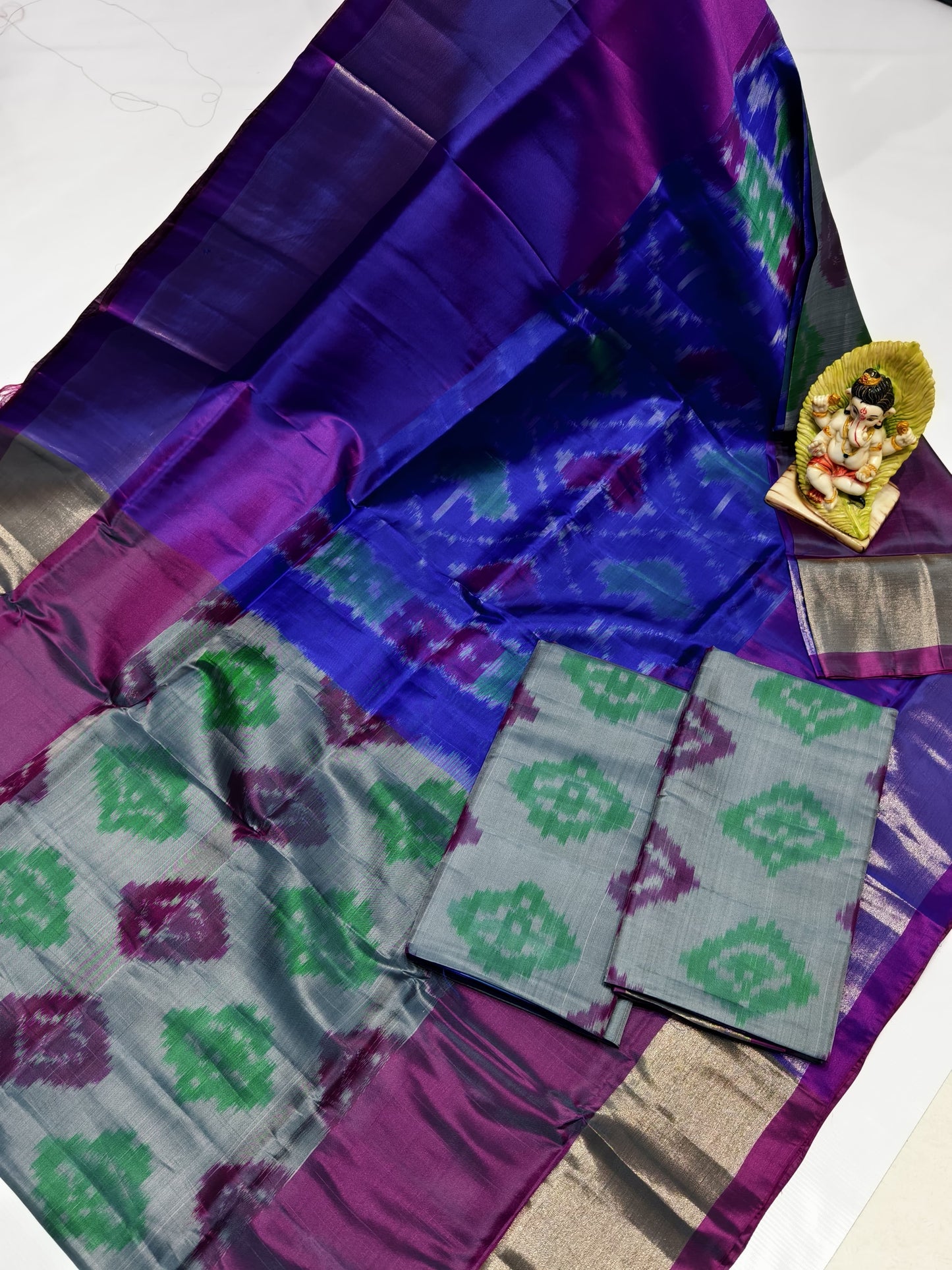 Gray Uppada soft silk sarees