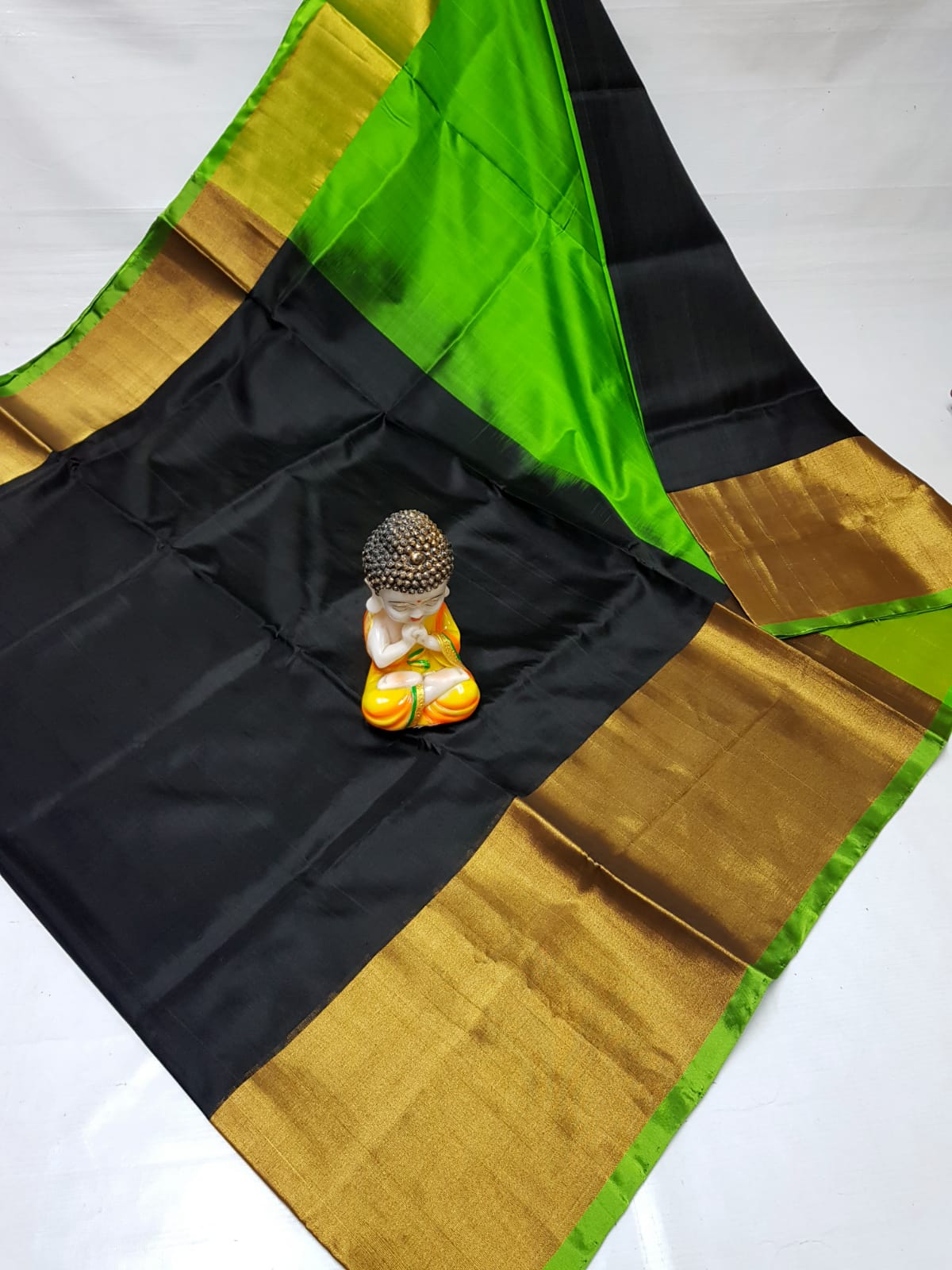 Black Uppada big border sarees