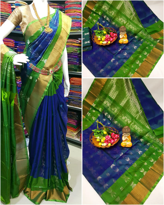 Uppada Butterfly butta silk sarees