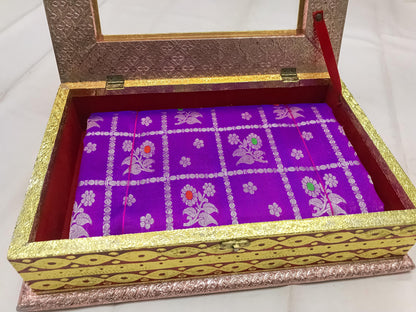 Dark purple Pure Venkatagiri silk sarees