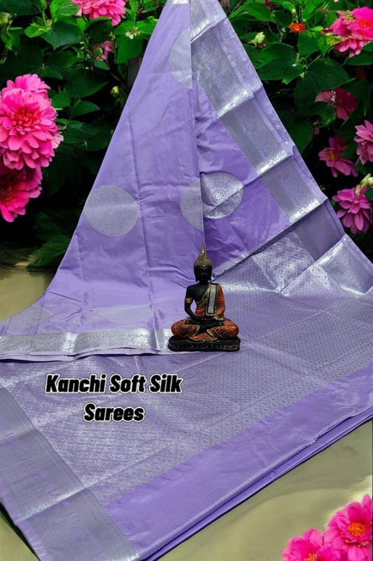 Lavender soft silk sarees