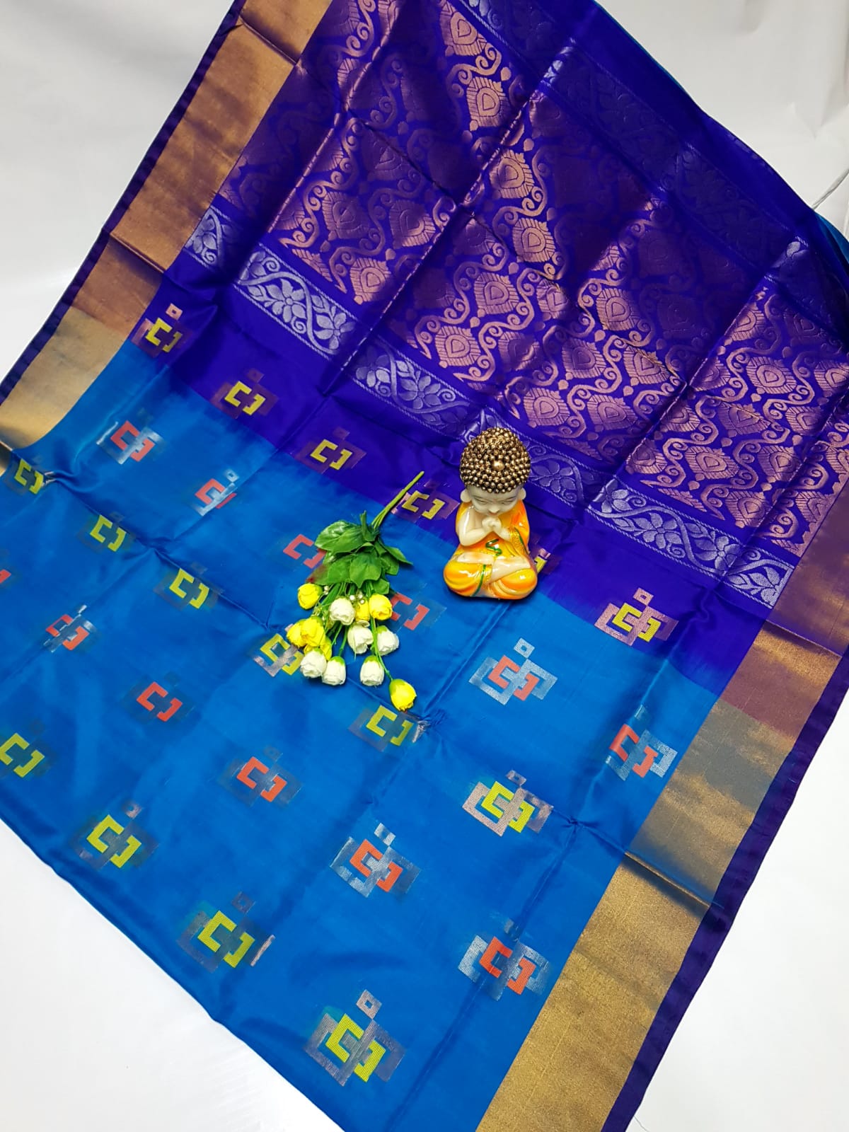 Blue uppada pattu sarees