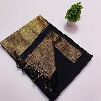 Black Maheshwari big border sarees