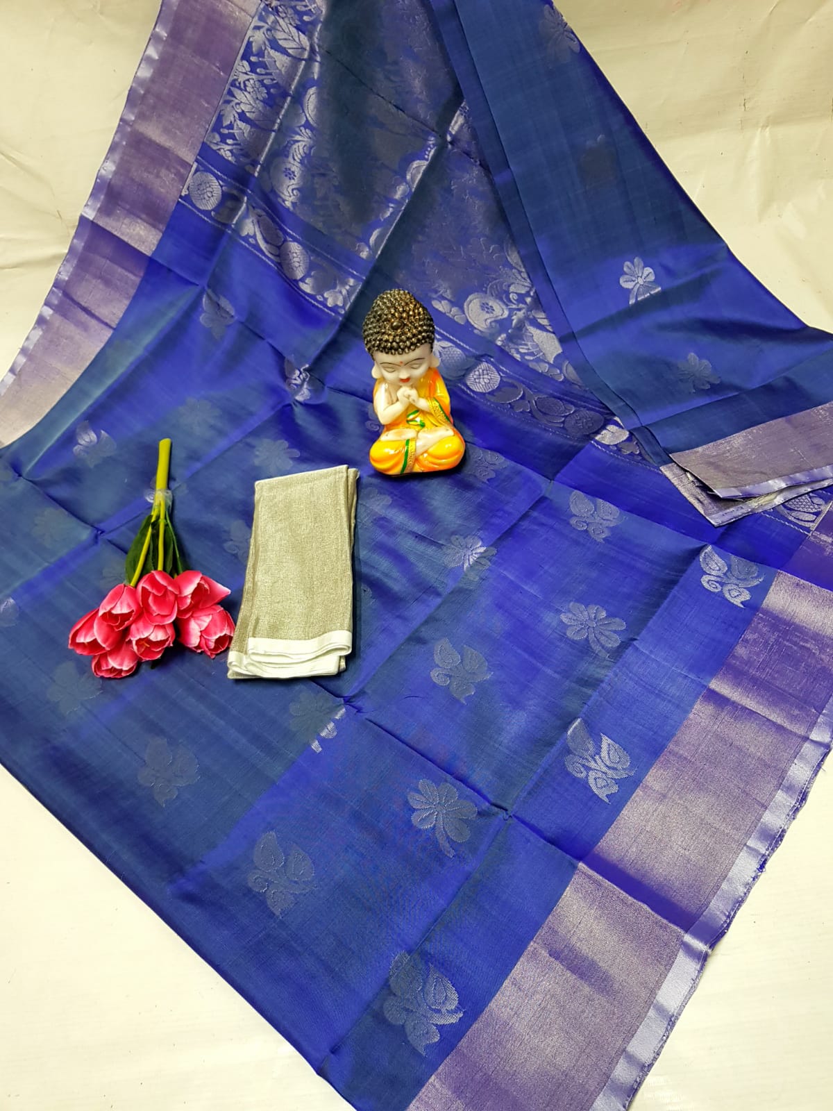 Light blue Uppada silk sarees