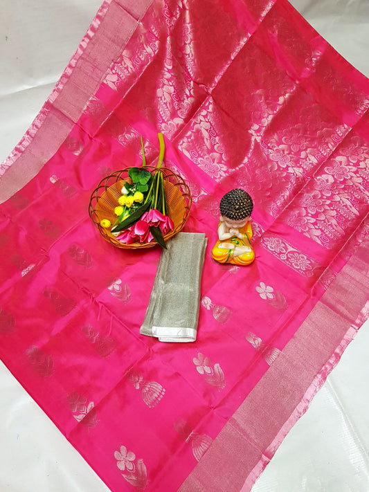 Pink Uppada silk sarees