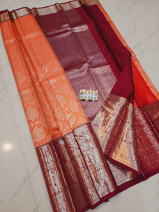Pure kanchipuram bridal silk sarees