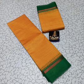 Fancy korvai silk cotton sarees
